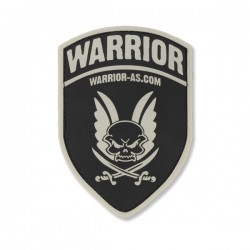 Rubber Logo Shield - Black
