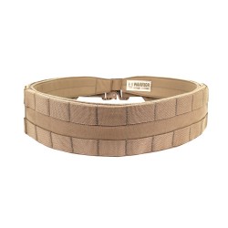 Low Profile MOLLE Belt Coyote Tan with Polymer Cobra Belt - Coyote Tan