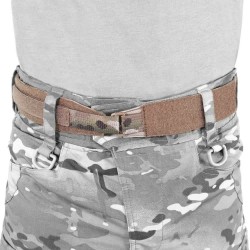 Low Profile MOLLE Belt Coyote Tan with Polymer Cobra Belt - Coyote Tan