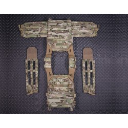 LPC Low Profile Plate Carrier V1 Solid Sides - Multicam