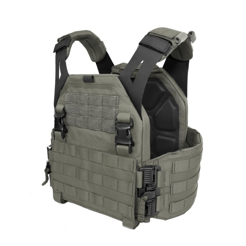 LPC Low Profile Plate Carrier V1 Solid Sides - Ranger Green