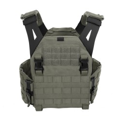 LPC Low Profile Plate Carrier V1 Solid Sides - Ranger Green