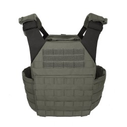 LPC Low Profile Plate Carrier V1 Solid Sides - Ranger Green