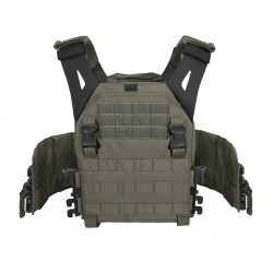 LPC Low Profile Plate Carrier V1 Solid Sides - Ranger Green