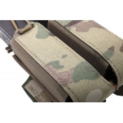 Warrior Assault System Double Bungee Pistol Pouch - MultiCam