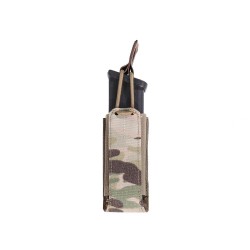 Warrior Assault System Single Bungee Pistol Pouch - MultiCam