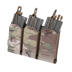 Warrior Assault System Detachable Triple Bungee 5.56 Panel - MultiCam