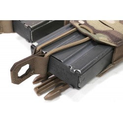 Warrior Assault System Detachable Triple Bungee 5.56 Panel - MultiCam