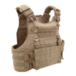 Quad Release Plate Carrier Tan Warrior Assault Systems