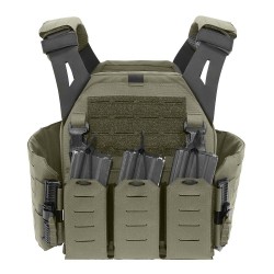 LPC Laser Cut Low Profile Plate Carrier V1 Solid Sides - Ranger Green - Warrior Assault Systems