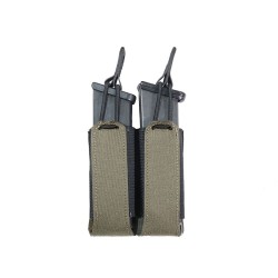 Laser Cut Double Bungee Pistol Pouch - Ranger Green - Warrior Assault Systems