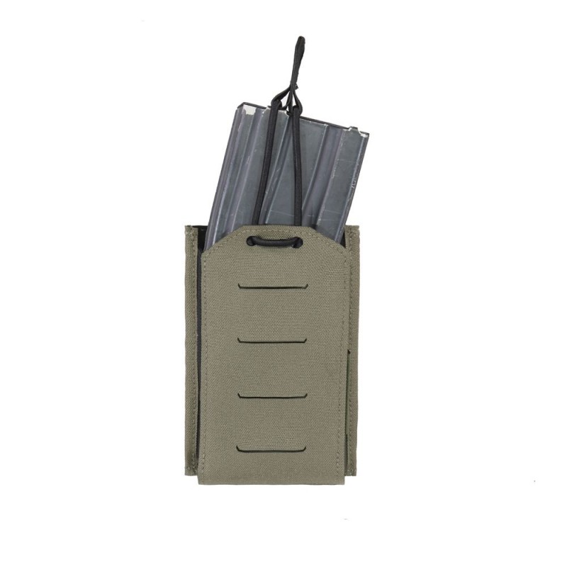 Laser Cut Single Bungee 5.56 Pouch - Ranger Green - Warrior Assault Systems